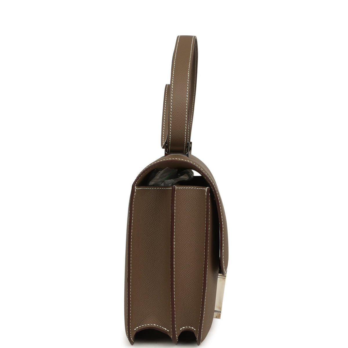 Pre-owned Hermes Constance 24 Etoupe Epsom Palladium Hardware