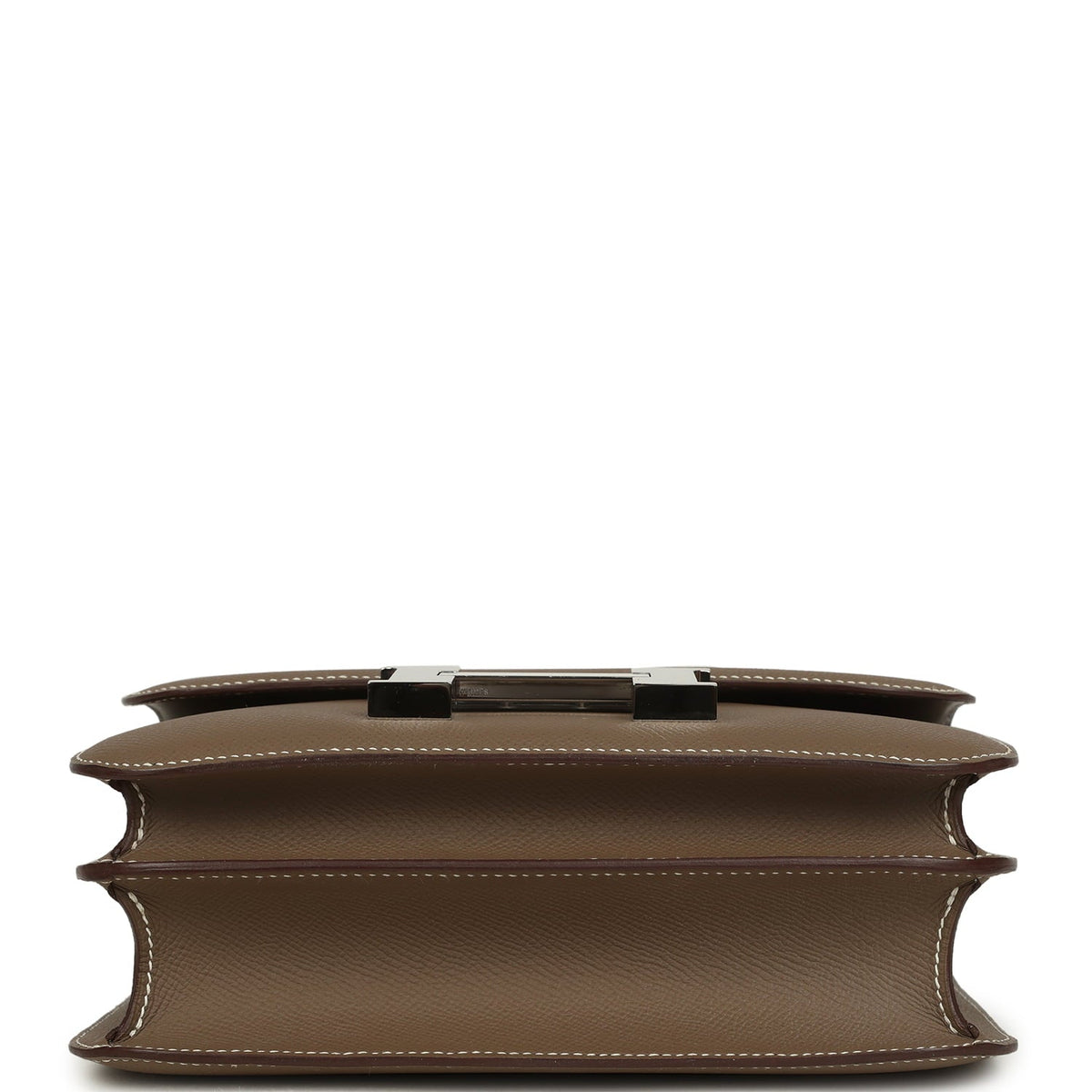 Pre-owned Hermes Constance 24 Etoupe Epsom Palladium Hardware