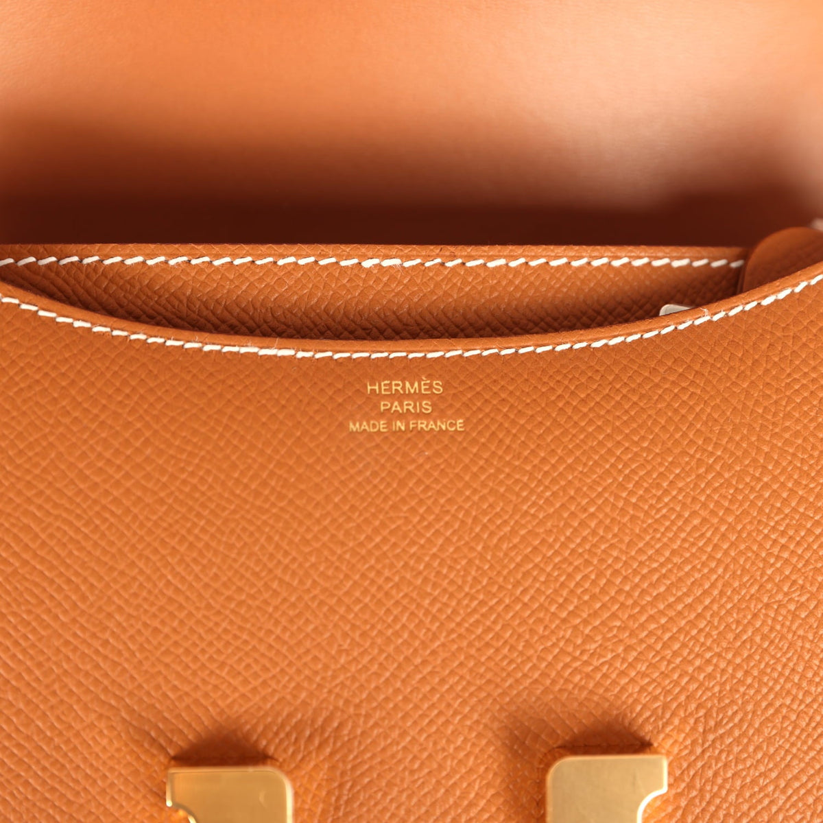 Hermes Constance 18 Gold Epsom Gold Hardware