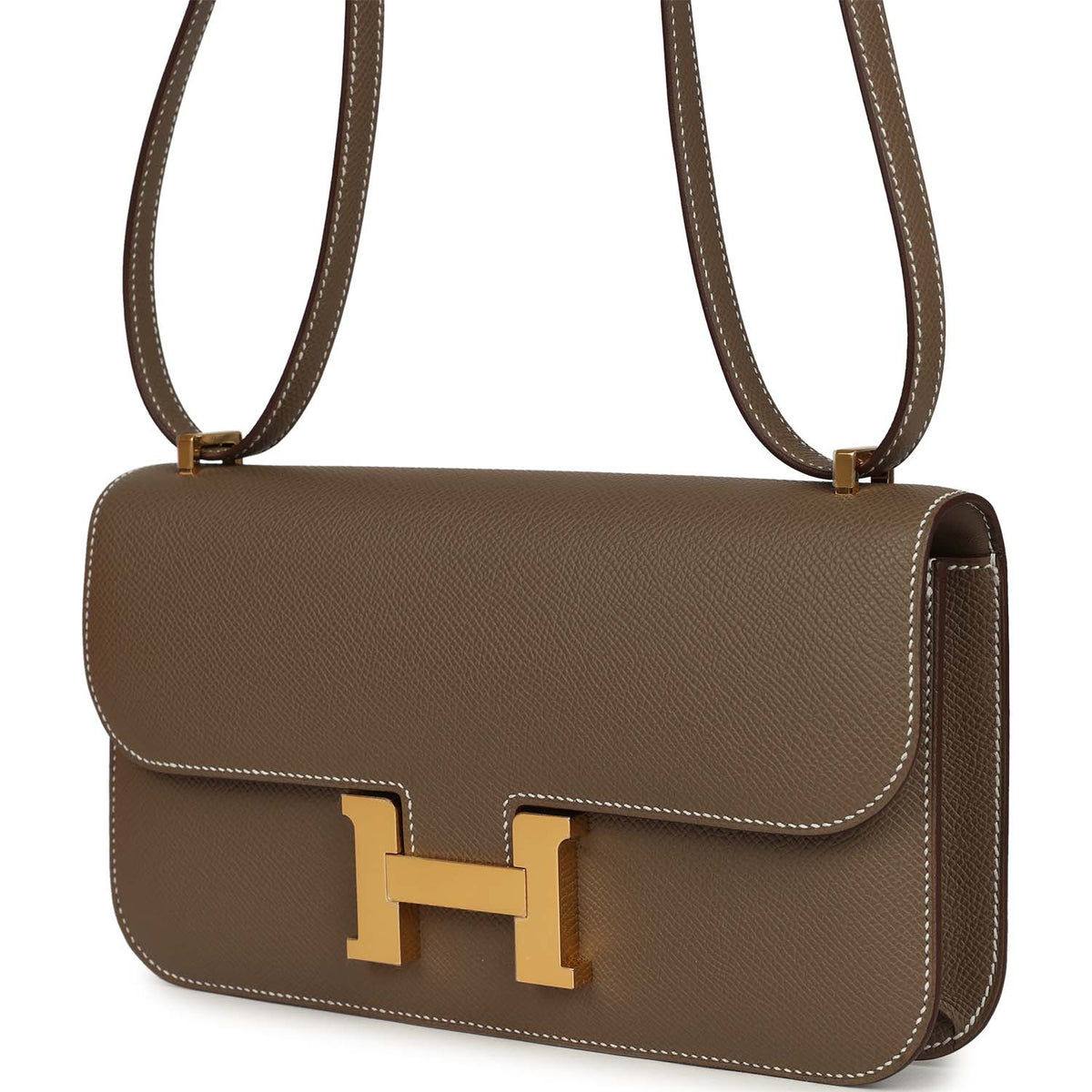 Hermes Constance Elan Etoupe Epsom Gold Hardware