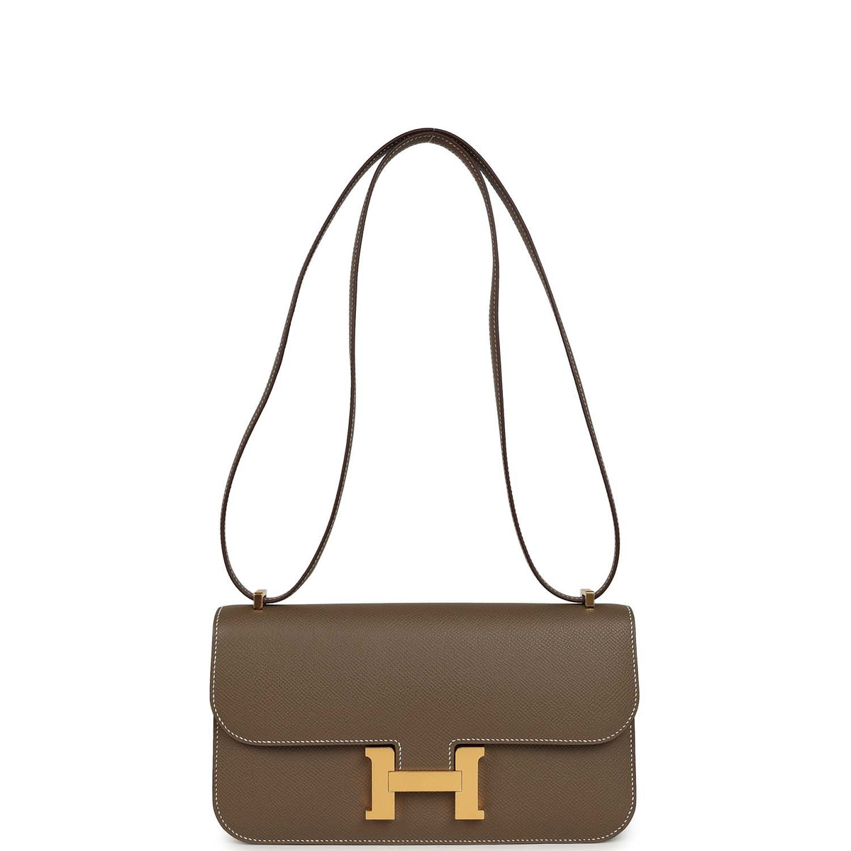 Hermes Constance Elan Etoupe Epsom Gold Hardware