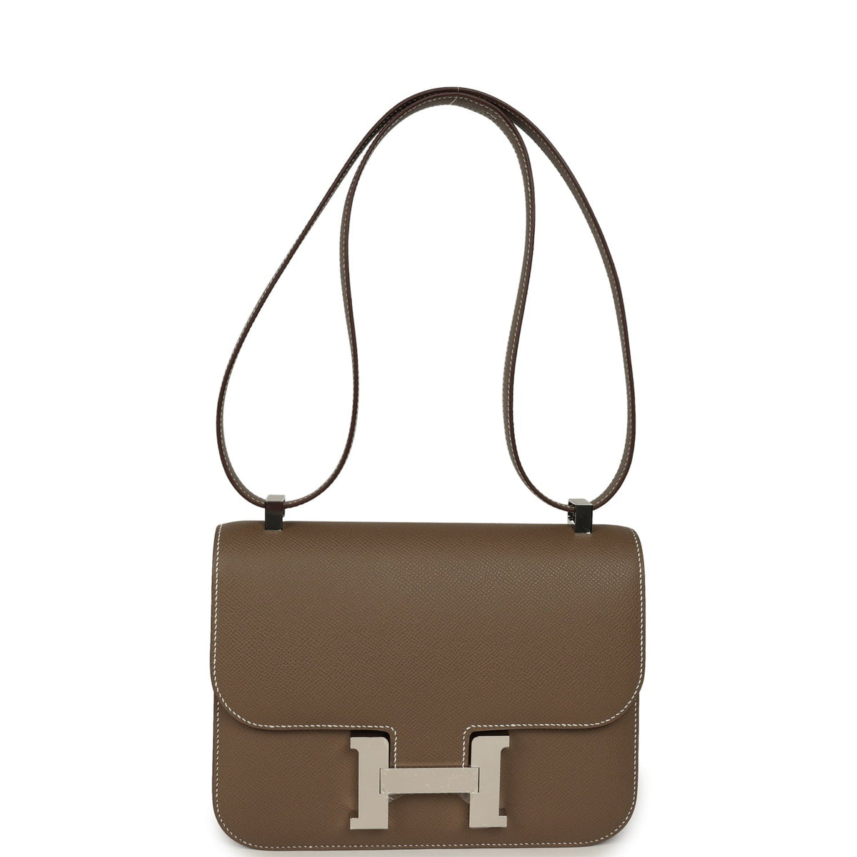 Hermes Constance 1-24 Etoupe Epsom Palladium Hardware
