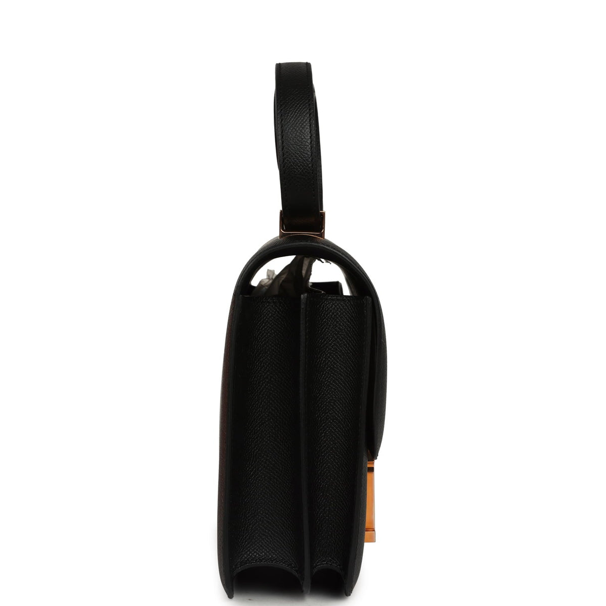 Hermes Constance 24 Black Epsom Rose Gold Hardware