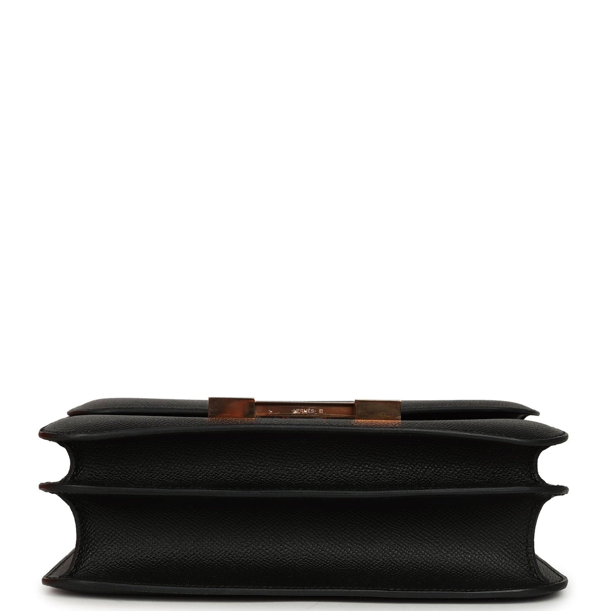 Hermes Constance 24 Black Epsom Rose Gold Hardware