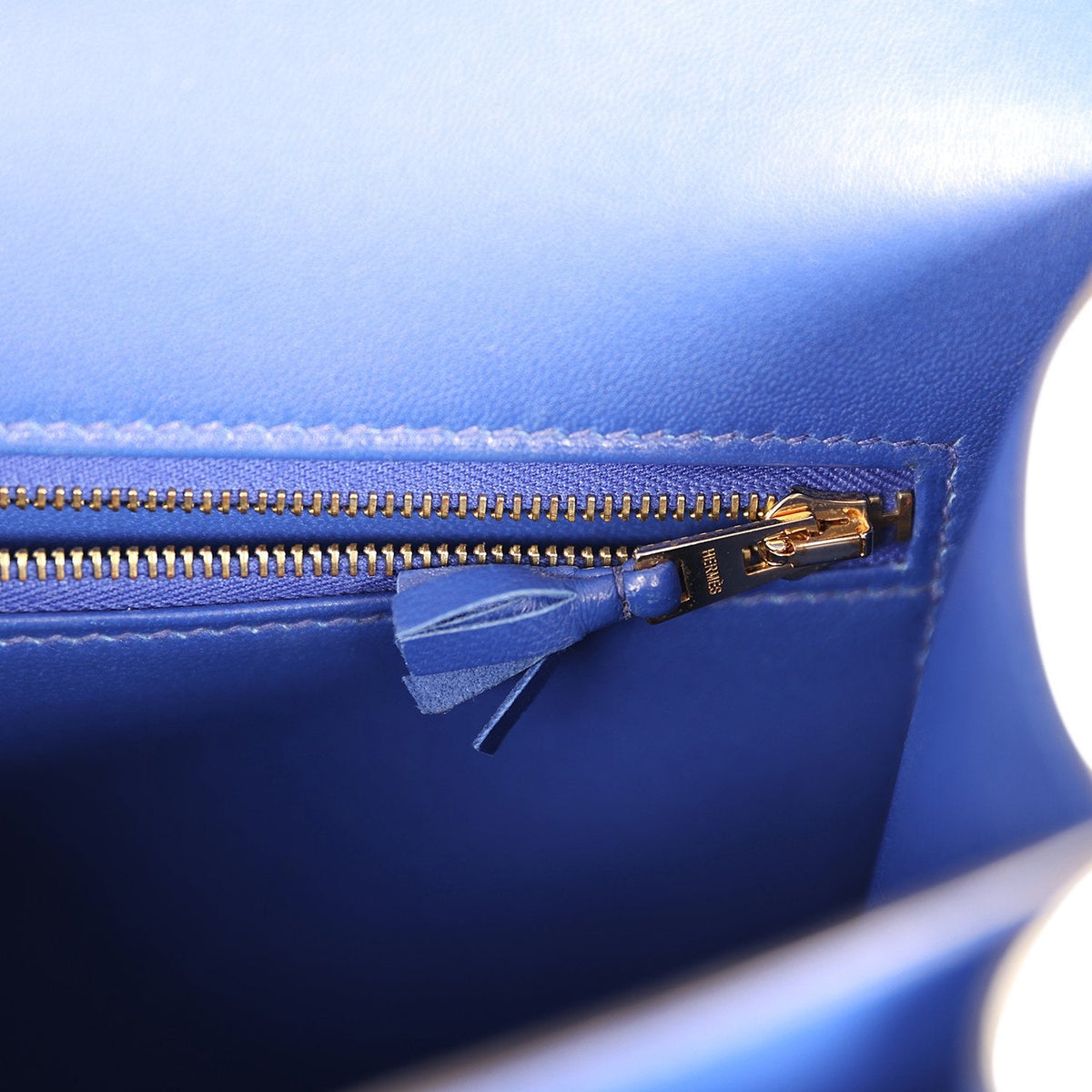 Pre-owned Hermes Special Order (HSS) Constance 24 Gris Mouette Verso Epsom Rose Gold Hardware