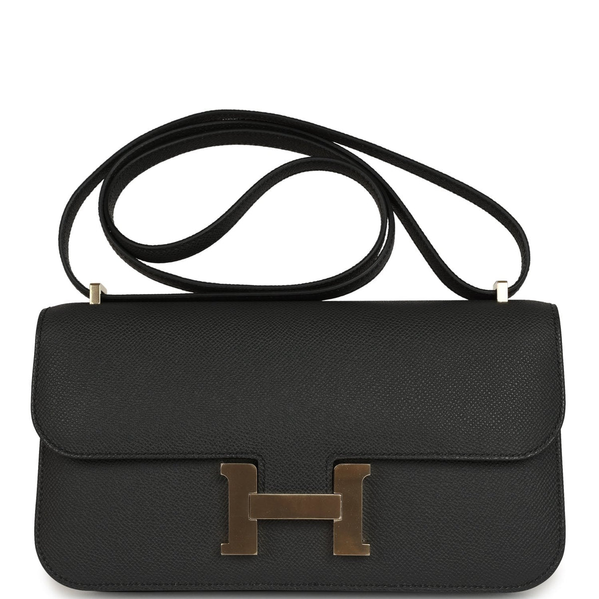 Hermes Constance Elan Plomb Epsom Gold Hardware
