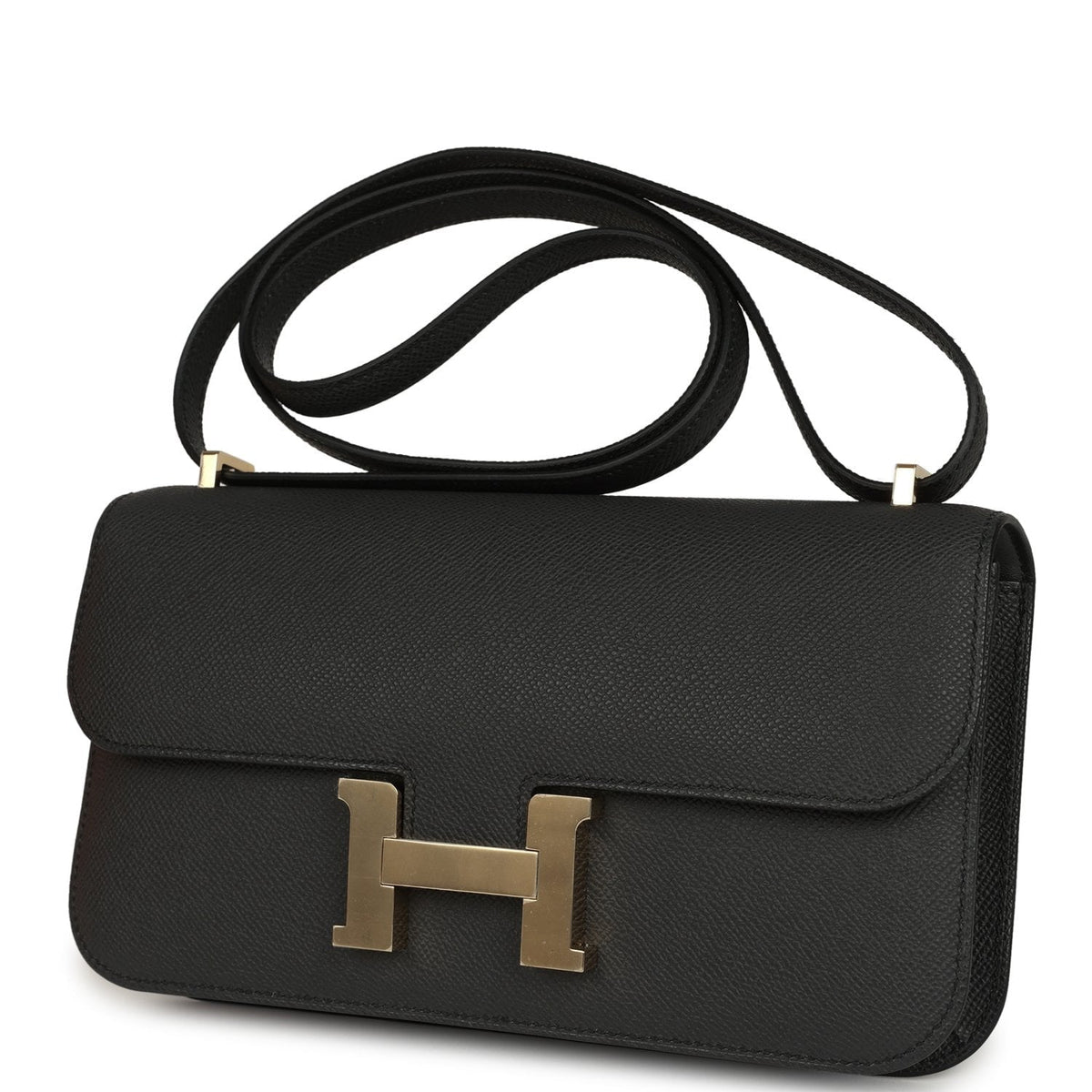 Hermes Constance Elan Plomb Epsom Gold Hardware