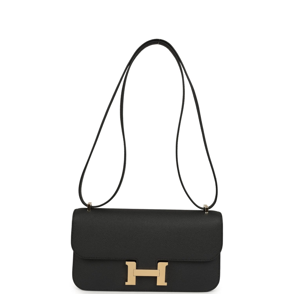 Hermes Constance Elan Plomb Epsom Gold Hardware