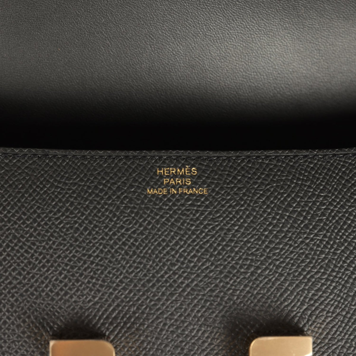 Hermes Constance Elan Plomb Epsom Gold Hardware