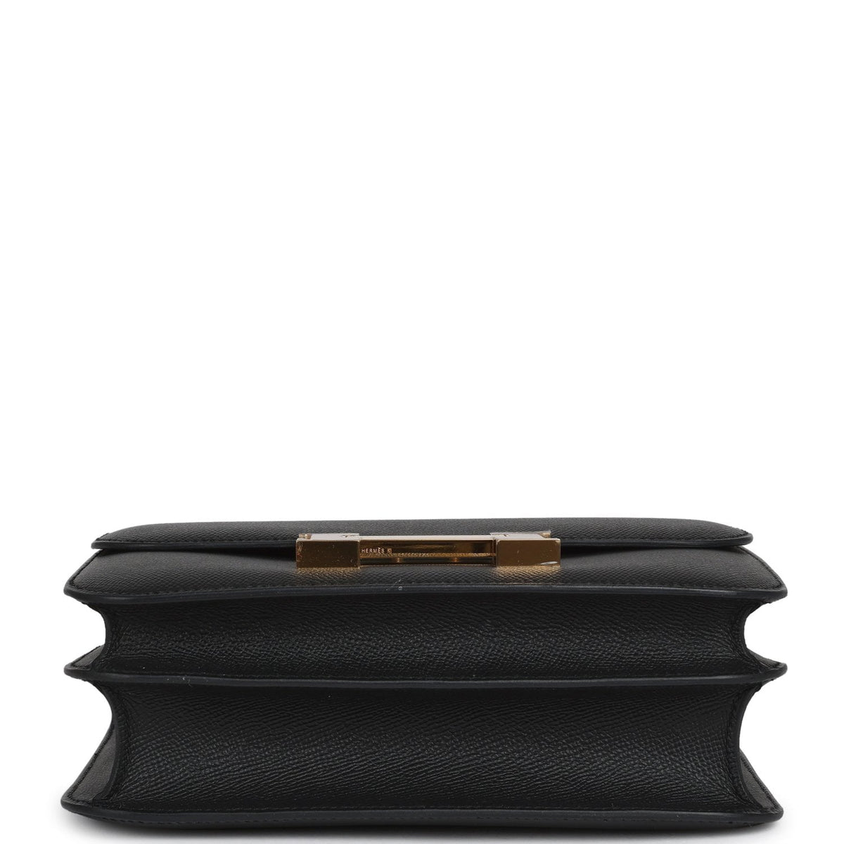 Pre-owned Hermes Constance 24 Black Epsom Gold Hardware