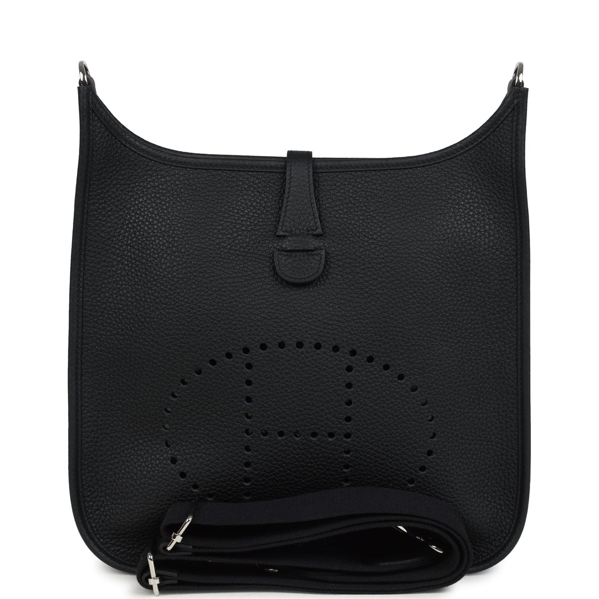 Hermes Evelyne III PM Black Clemence Palladium Hardware