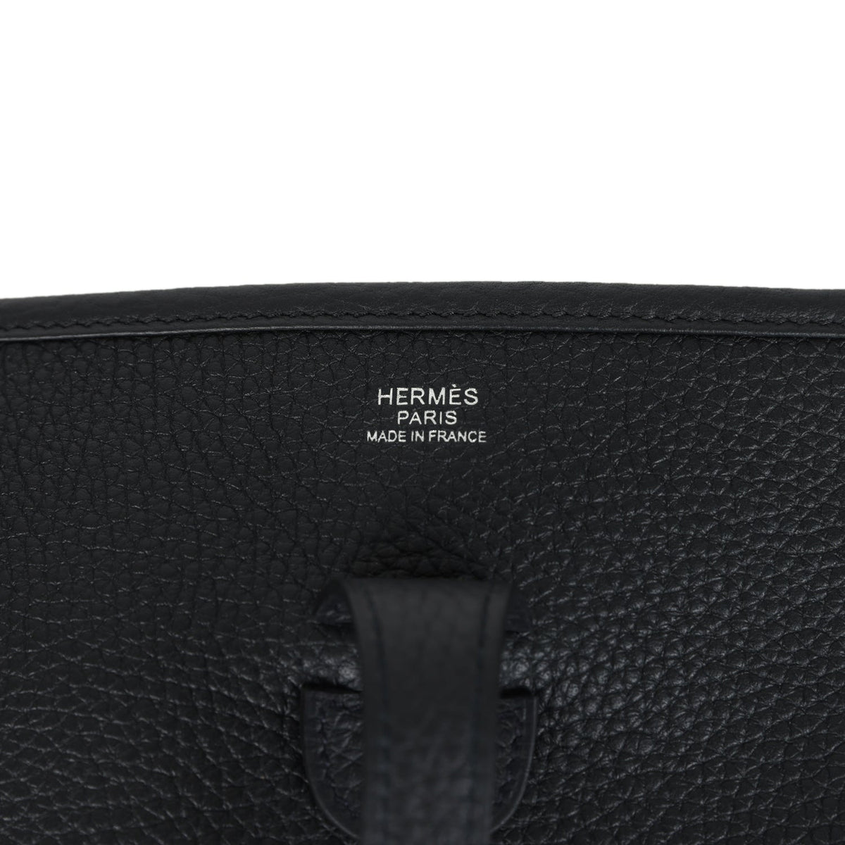 Hermes Evelyne III PM Black Clemence Palladium Hardware