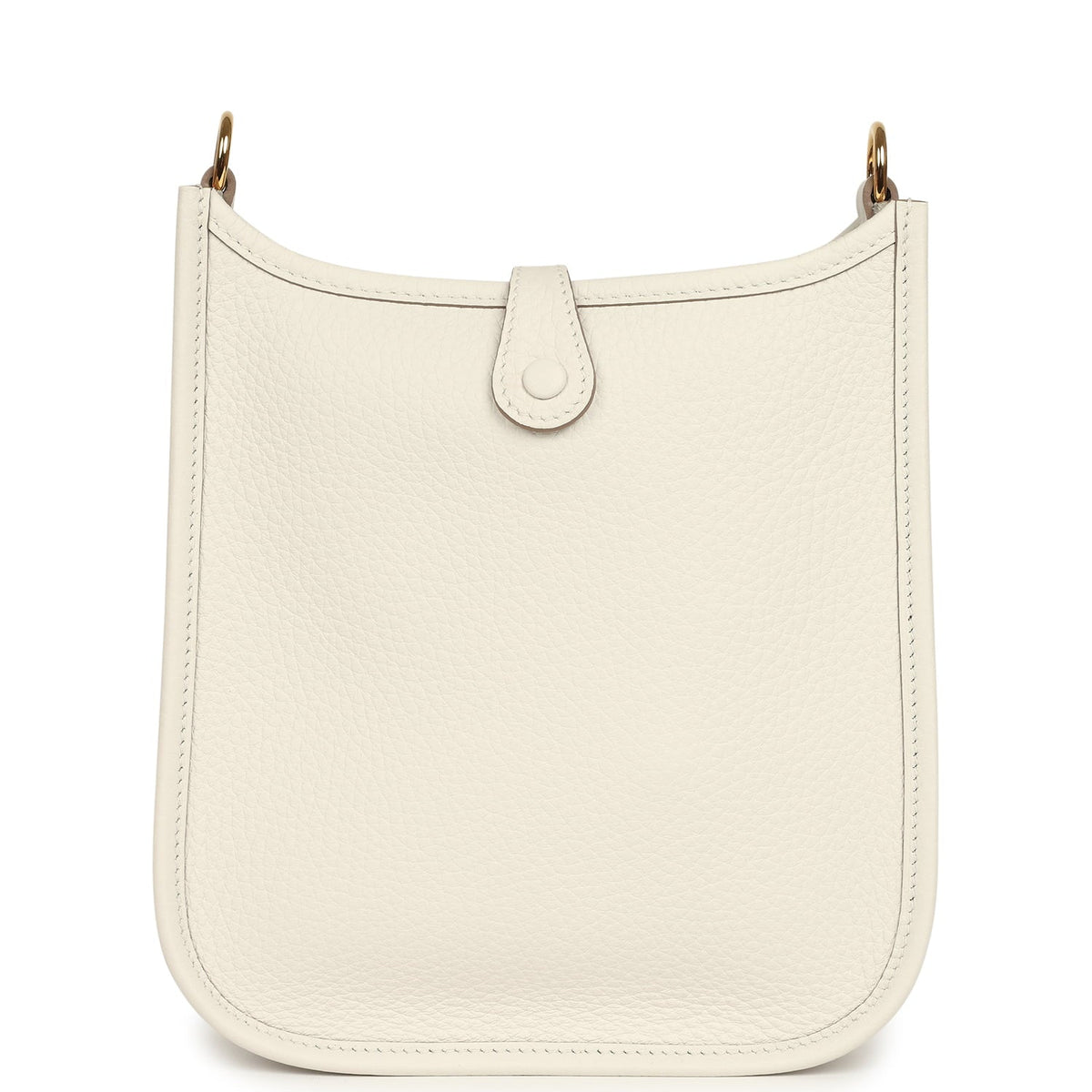 Hermes Evelyne TPM Gris Pale Clemence Gold Hardware