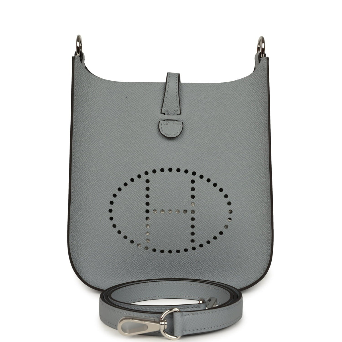 Hermes Evelyne Sellier TPM Gris Pantin Epsom Palladium Hardware