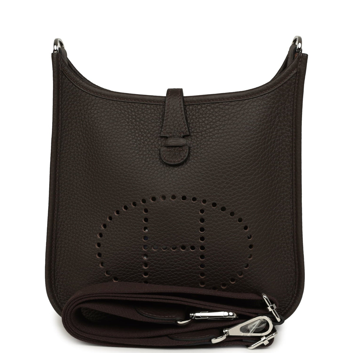 Hermes Evelyne 23 Ebene Clemence Palladium Hardware
