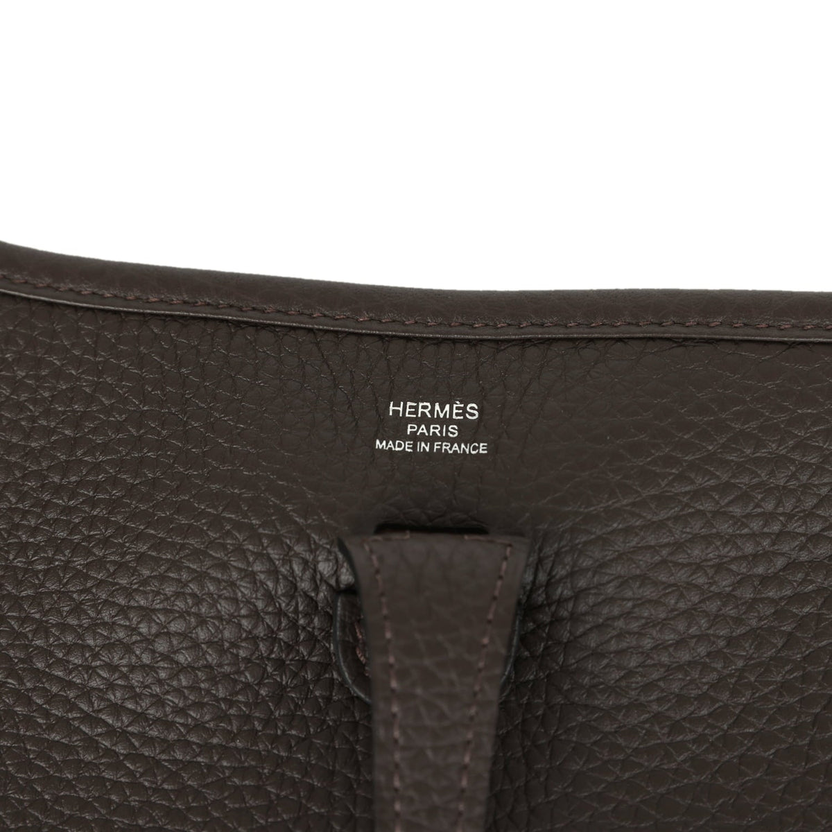 Hermes Evelyne 23 Ebene Clemence Palladium Hardware