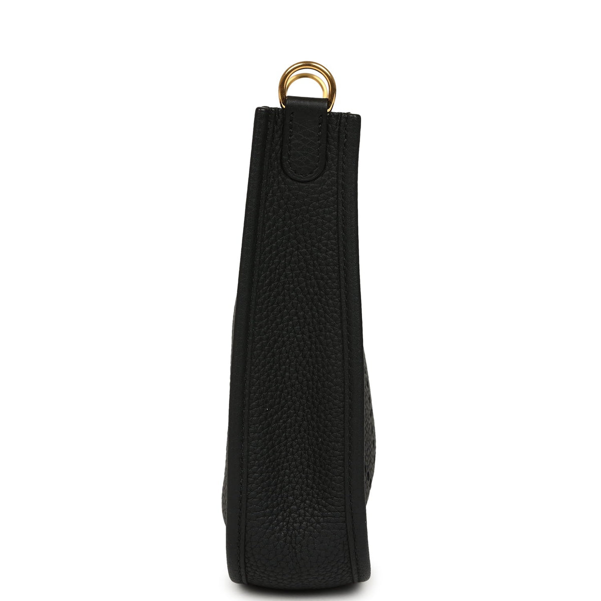 Pre-owned Hermes Evelyne TPM Black Clemence Gold Hardware