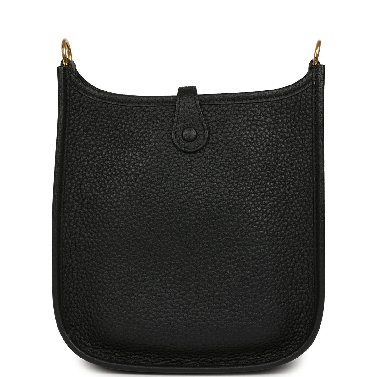 Pre-owned Hermes Evelyne TPM Black Clemence Gold Hardware