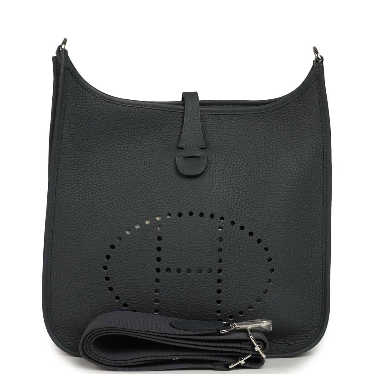Hermes Evelyne PM Gris Misty Clemence Palladium Hardware