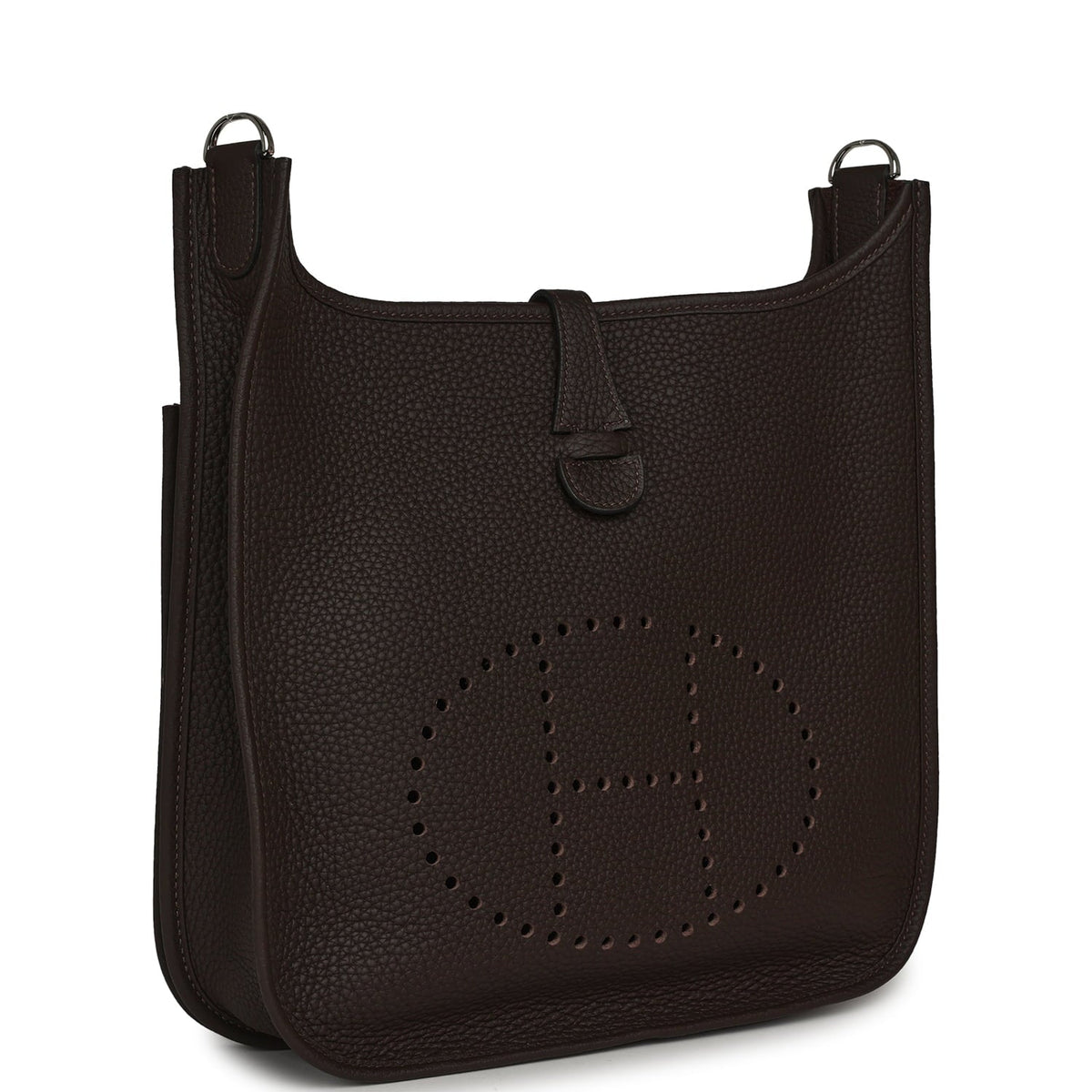 Hermes Evelyne PM Macassar Clemence Palladium Hardware