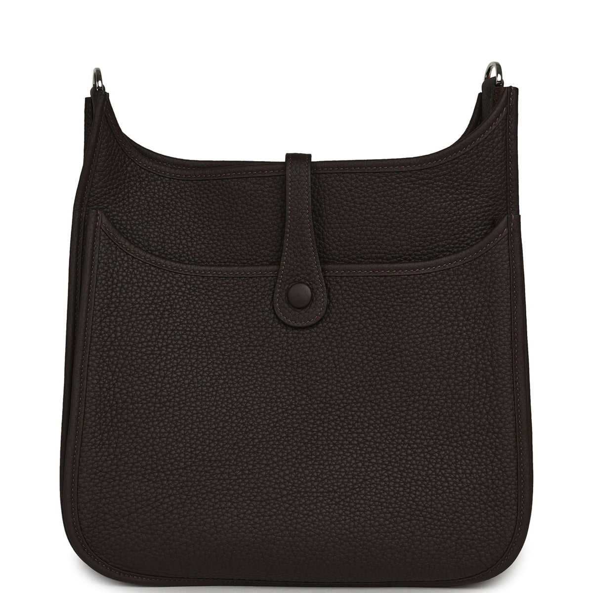 Hermes Evelyne PM Macassar Clemence Palladium Hardware