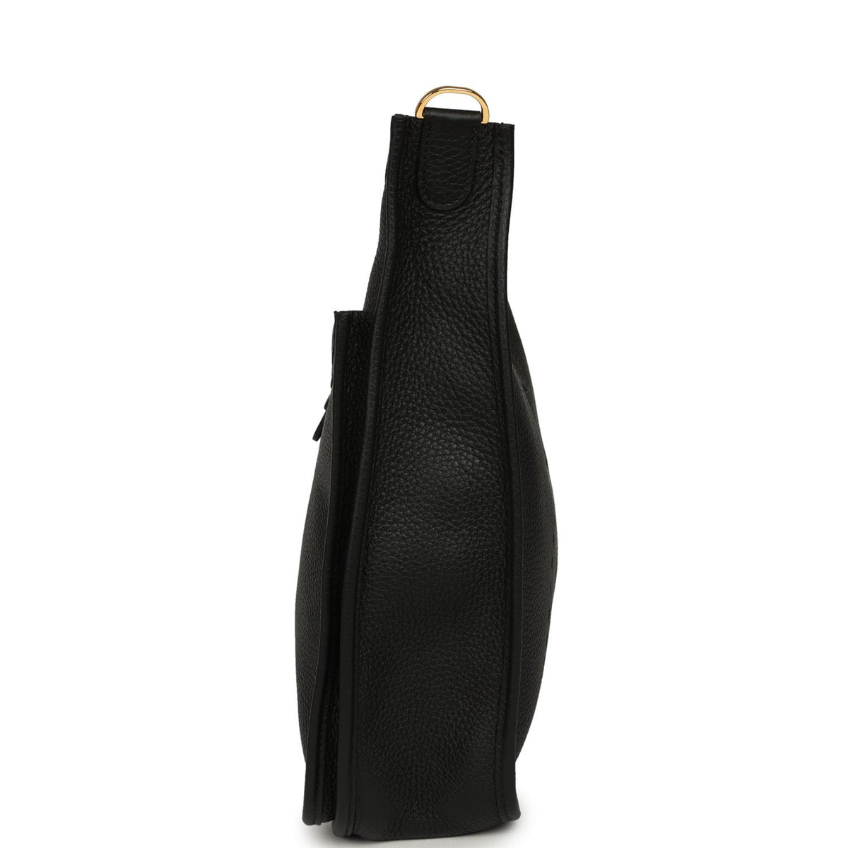 Hermes Evelyne III GM Black Clemence Gold Hardware