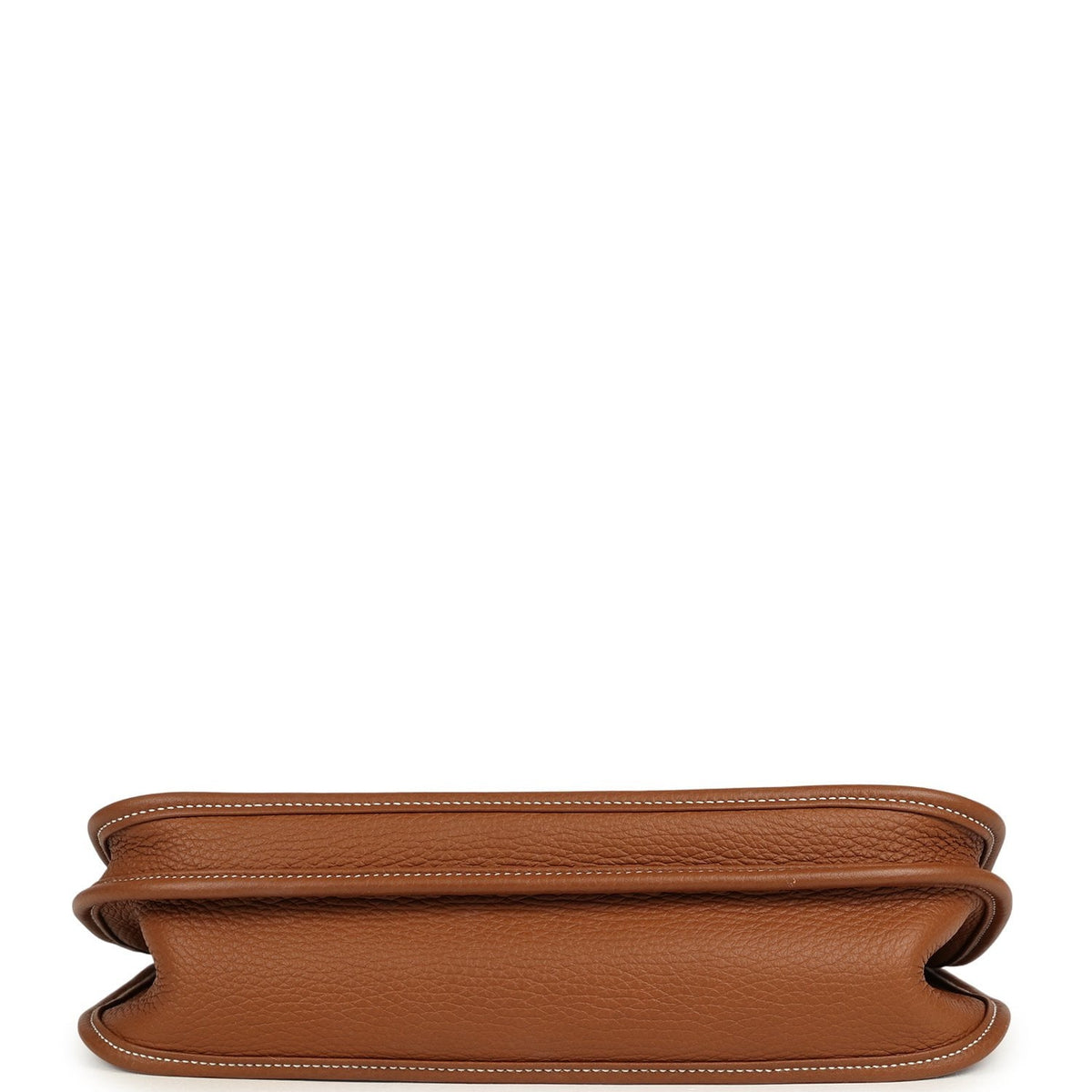 Pre-owned Hermes Evelyne III PM Gold Clemence Gold Hardware