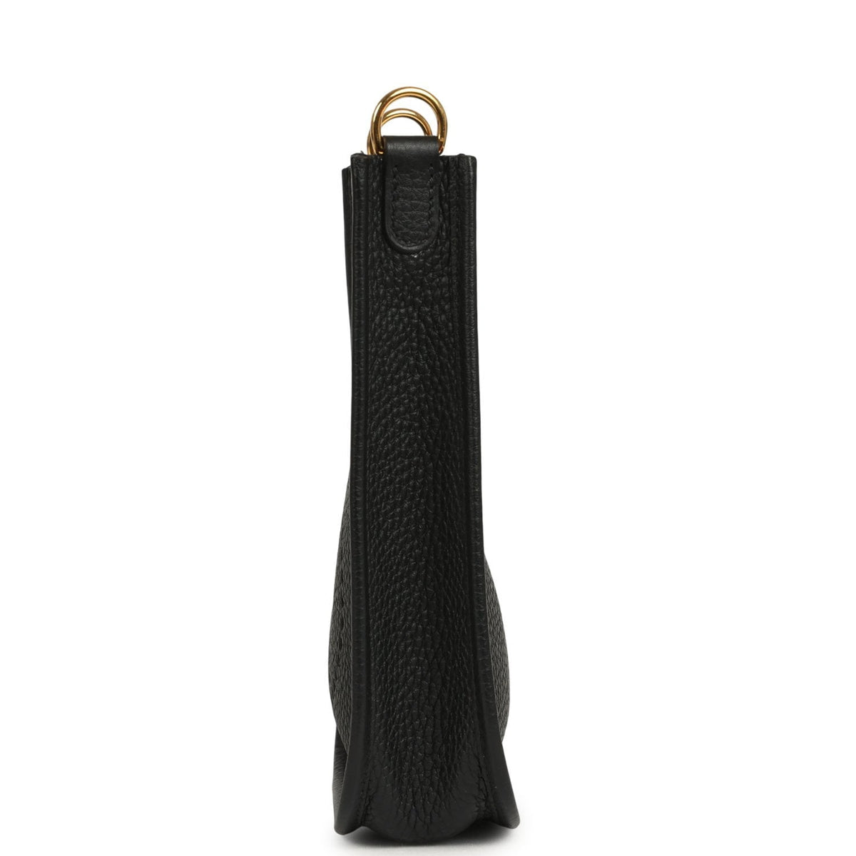 Pre-owned Hermes Evelyne TPM Black Clemence Gold Hardware