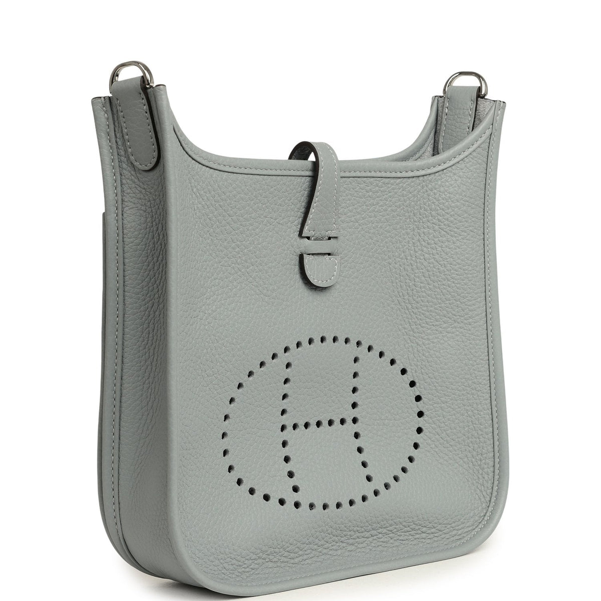 Hermes Evelyne 23 Gris Pantin Clemence Palladium Hardware