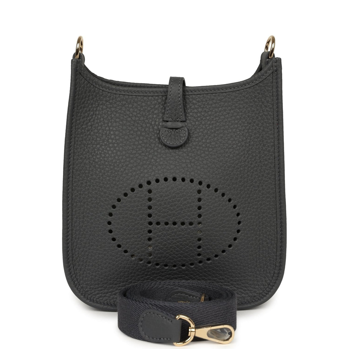 Hermes Evelyne TPM Gris Misty Clemence Permabrass Hardware