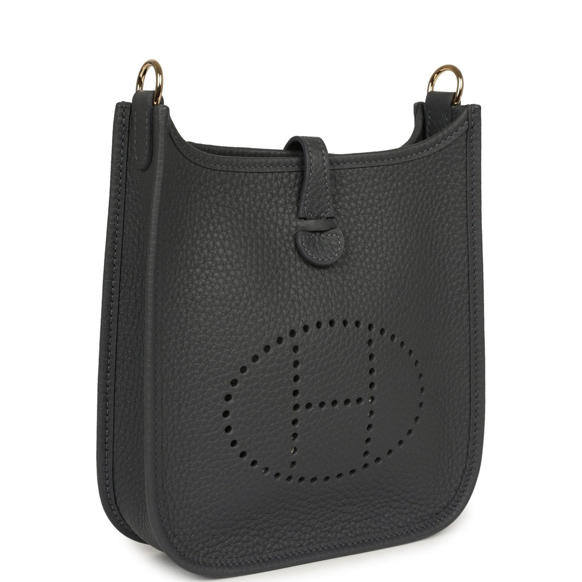 Hermes Evelyne TPM Gris Misty Clemence Permabrass Hardware