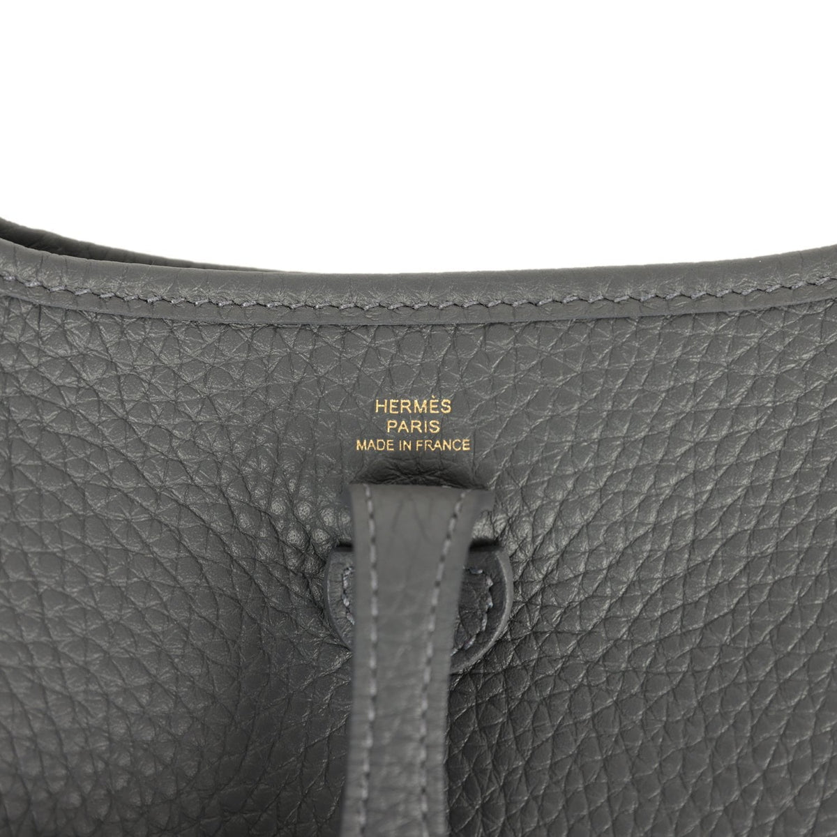 Hermes Evelyne TPM Gris Misty Clemence Permabrass Hardware