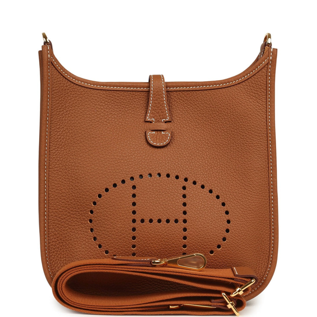 Hermes Evelyne 23 Gold Clemence Gold Hardware