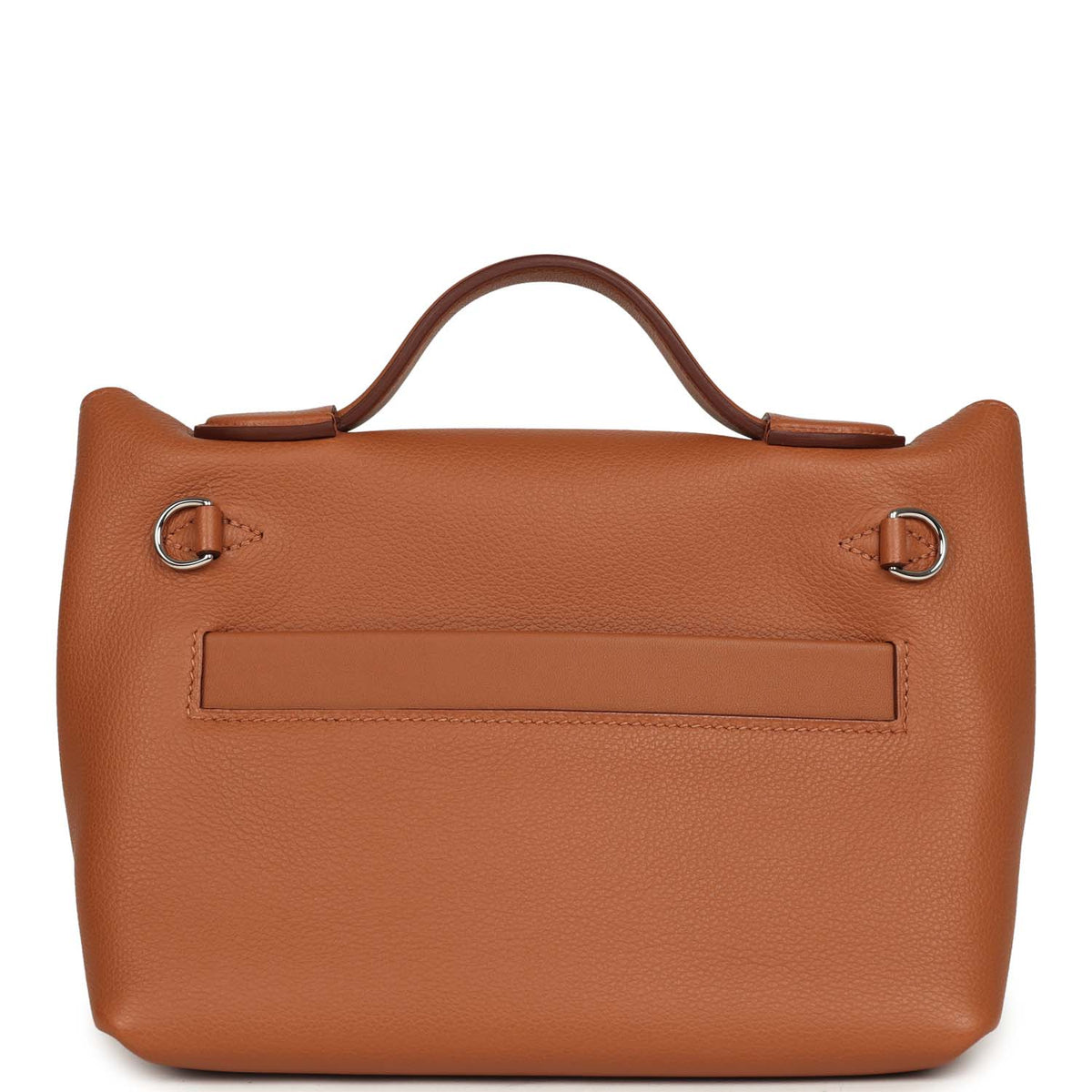 Hermes Mini 24/24 Bag Gold Evercolor and Swift Palladium Hardware