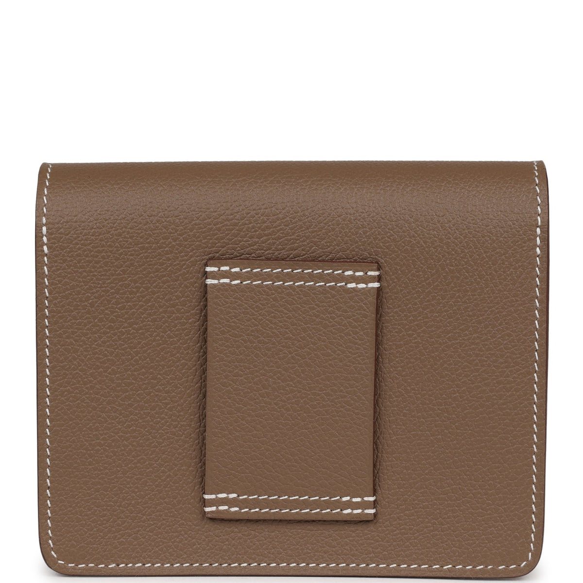 Hermes Roulis Slim Wallet Etoupe Evercolor Gold Hardware