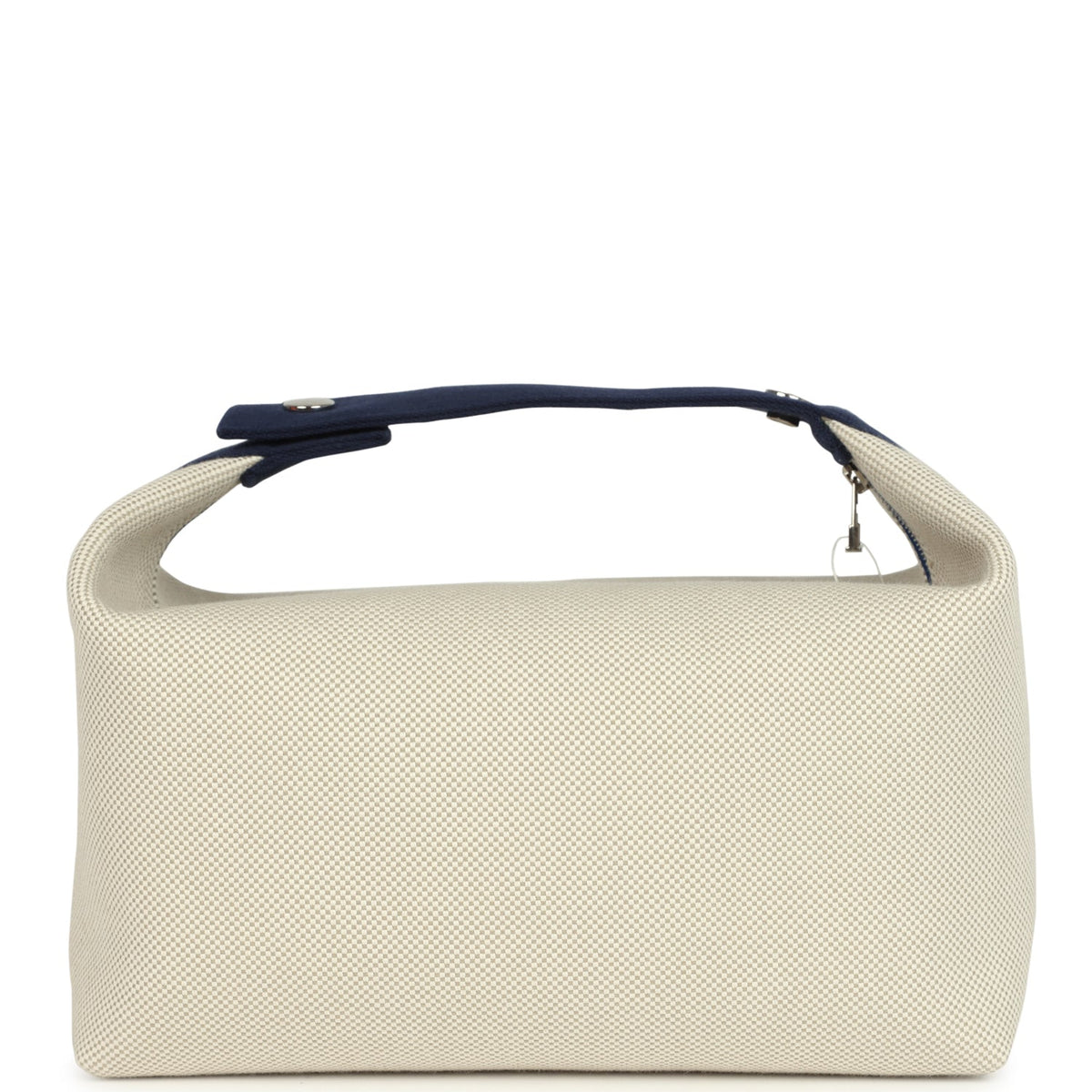 Hermes Bride A Brac Cabriole GM Gris Perle, Bleu Canvas Palladium Hardware