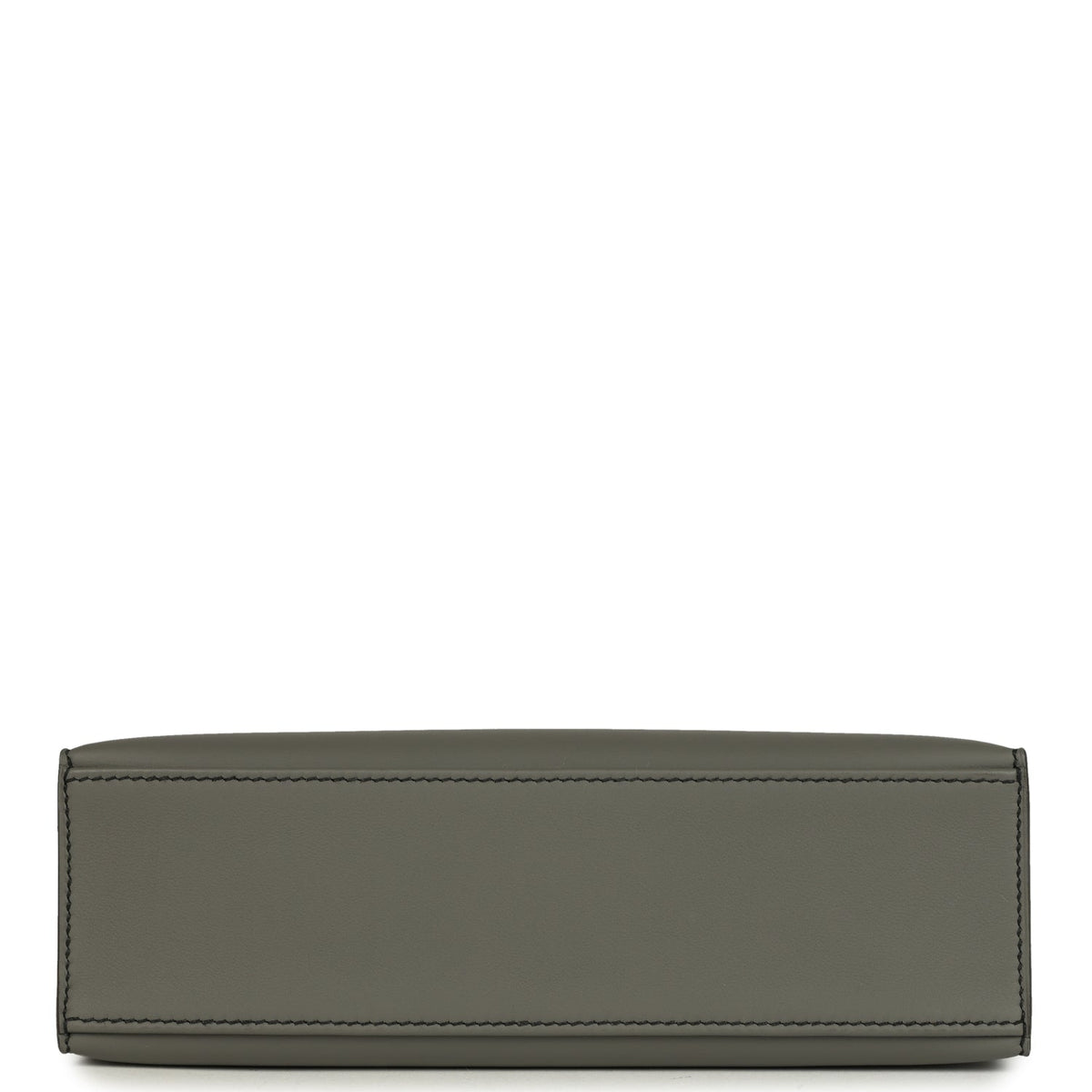 Hermes Special Order (HSS) Kelly Pochette Gris Meyer Verso Swift Gold Hardware