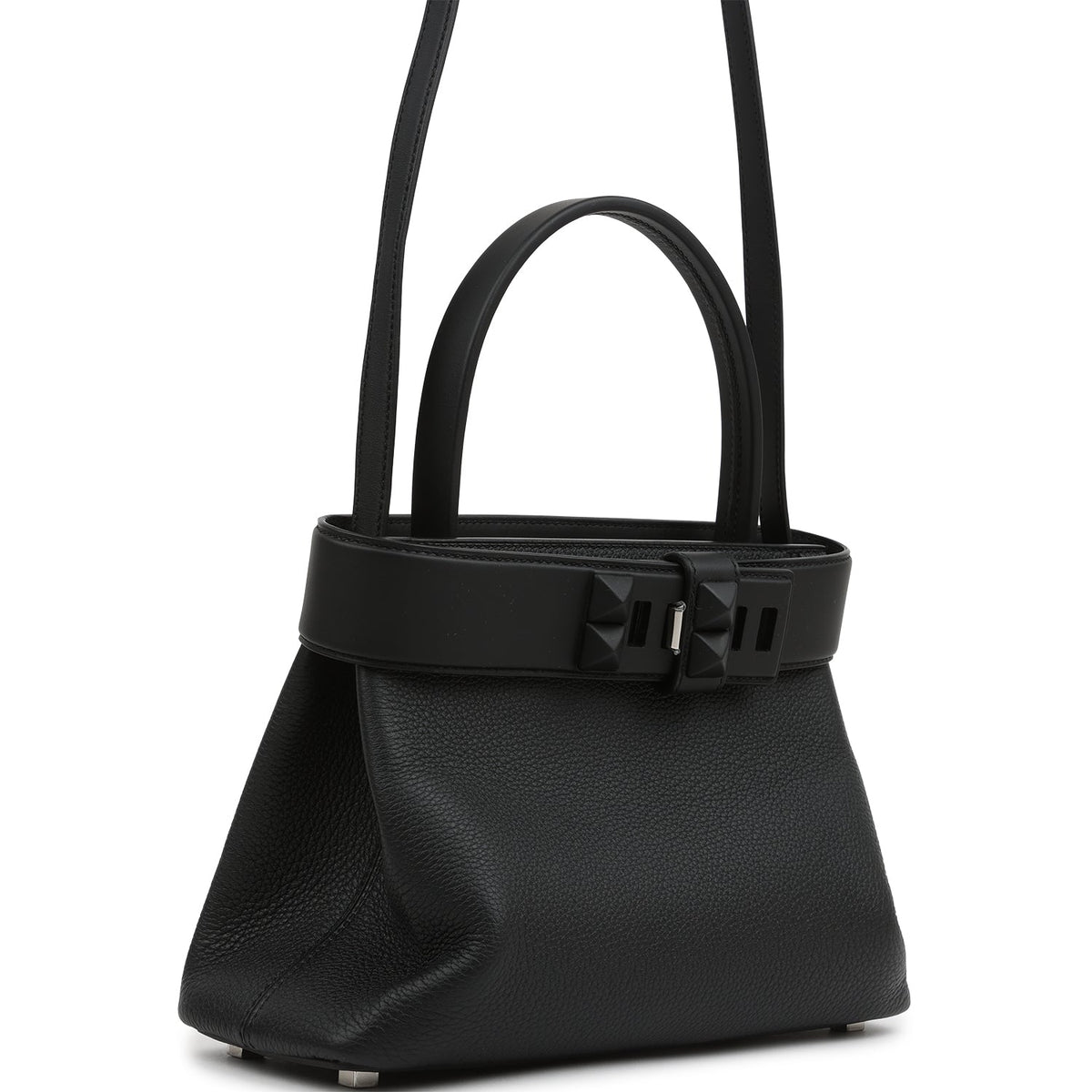 Hermes Medor Bag Black Togo and Swift Palladium Hardware