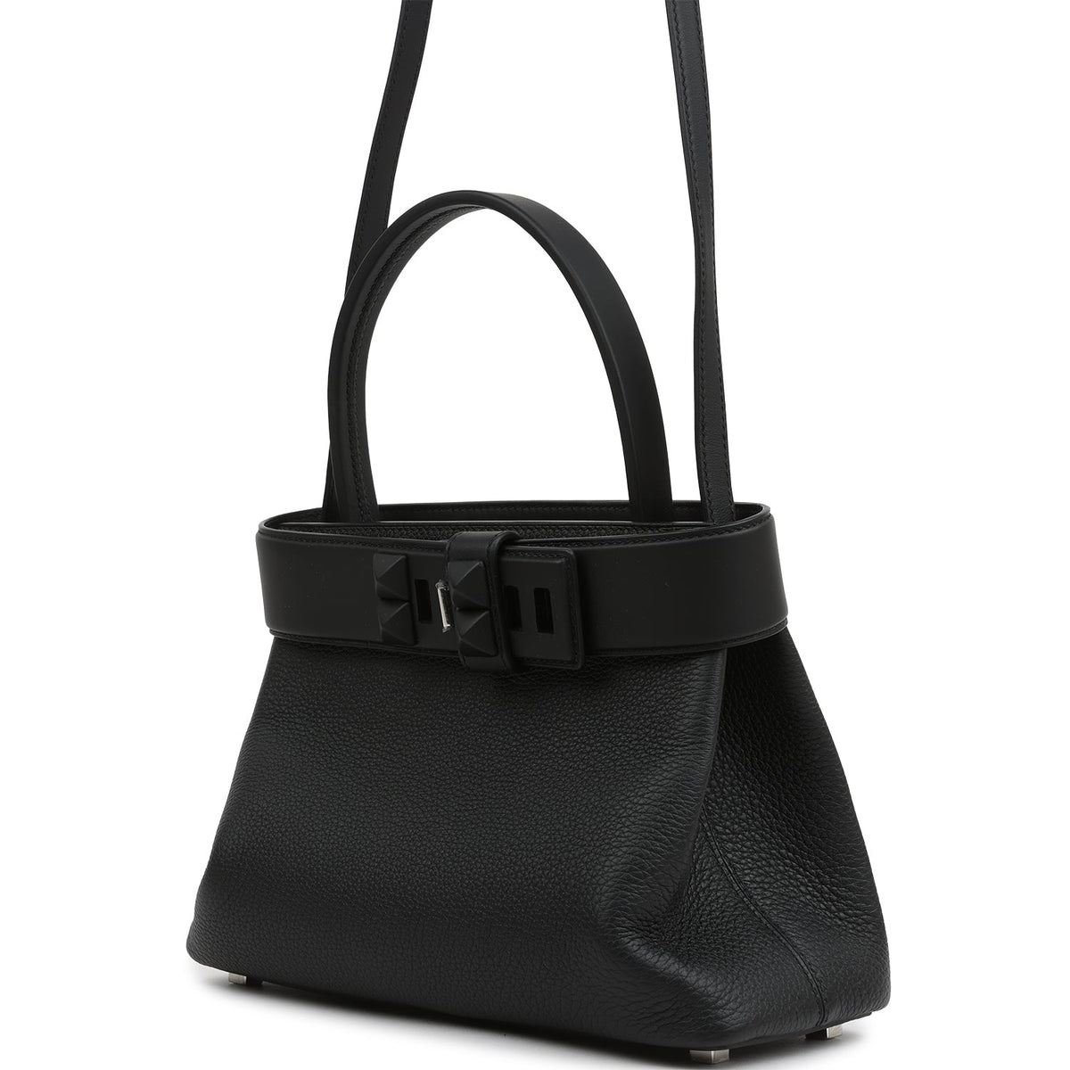 Hermes Medor Bag Black Togo and Swift Palladium Hardware