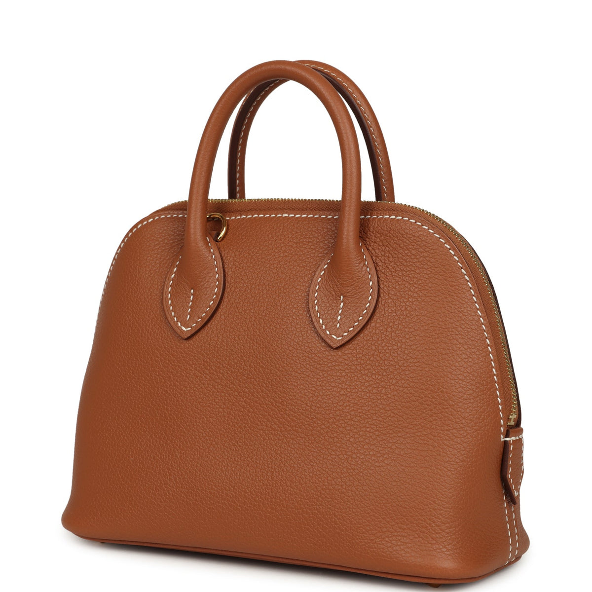 Hermes 1923 Bolide Mini Gold Evercolor Gold Hardware