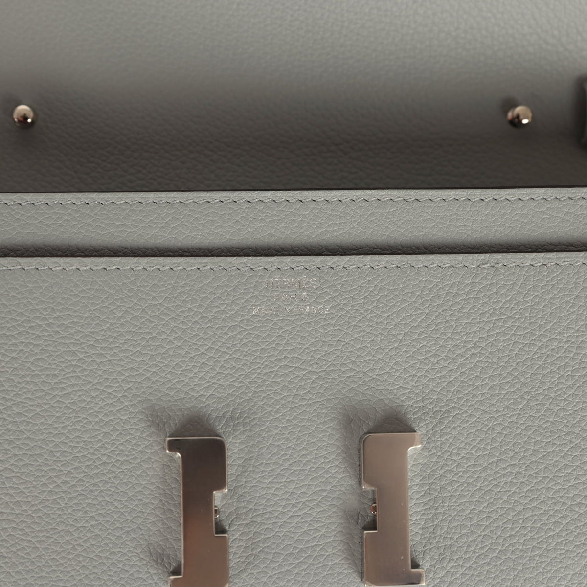 Hermes Constance Wallet To Go Gris Pantin Evercolor Palladium Hardware