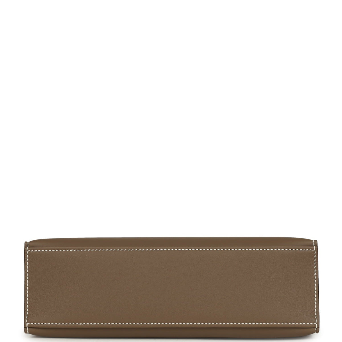 Hermes Kelly Pochette Etoupe Swift Palladium Hardware