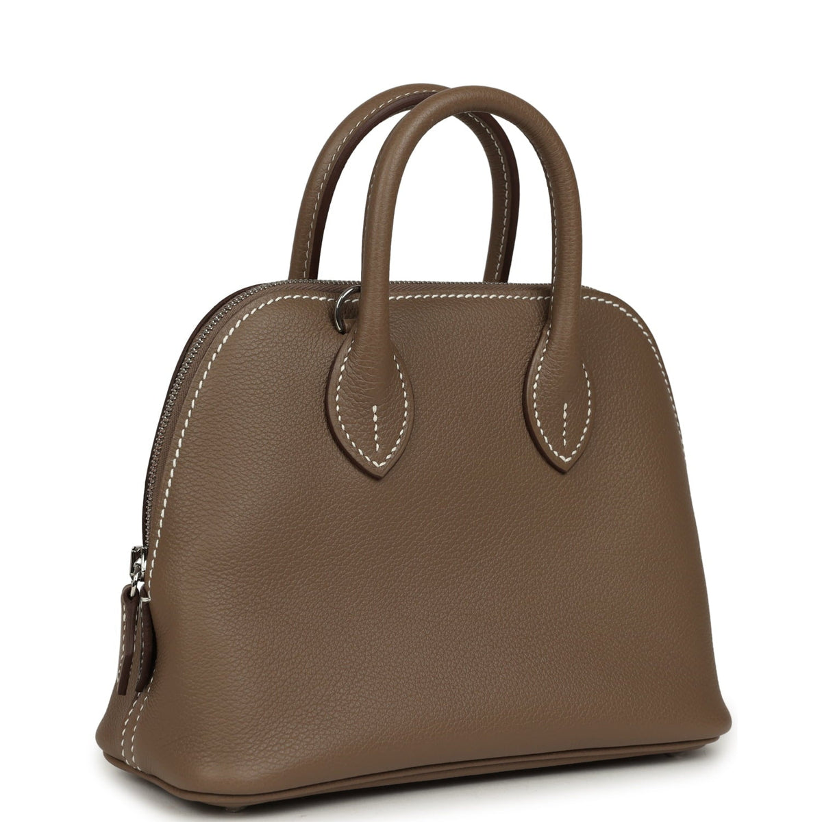 Hermes 1923 Bolide Mini Etoupe Evercolor Palladium Hardware
