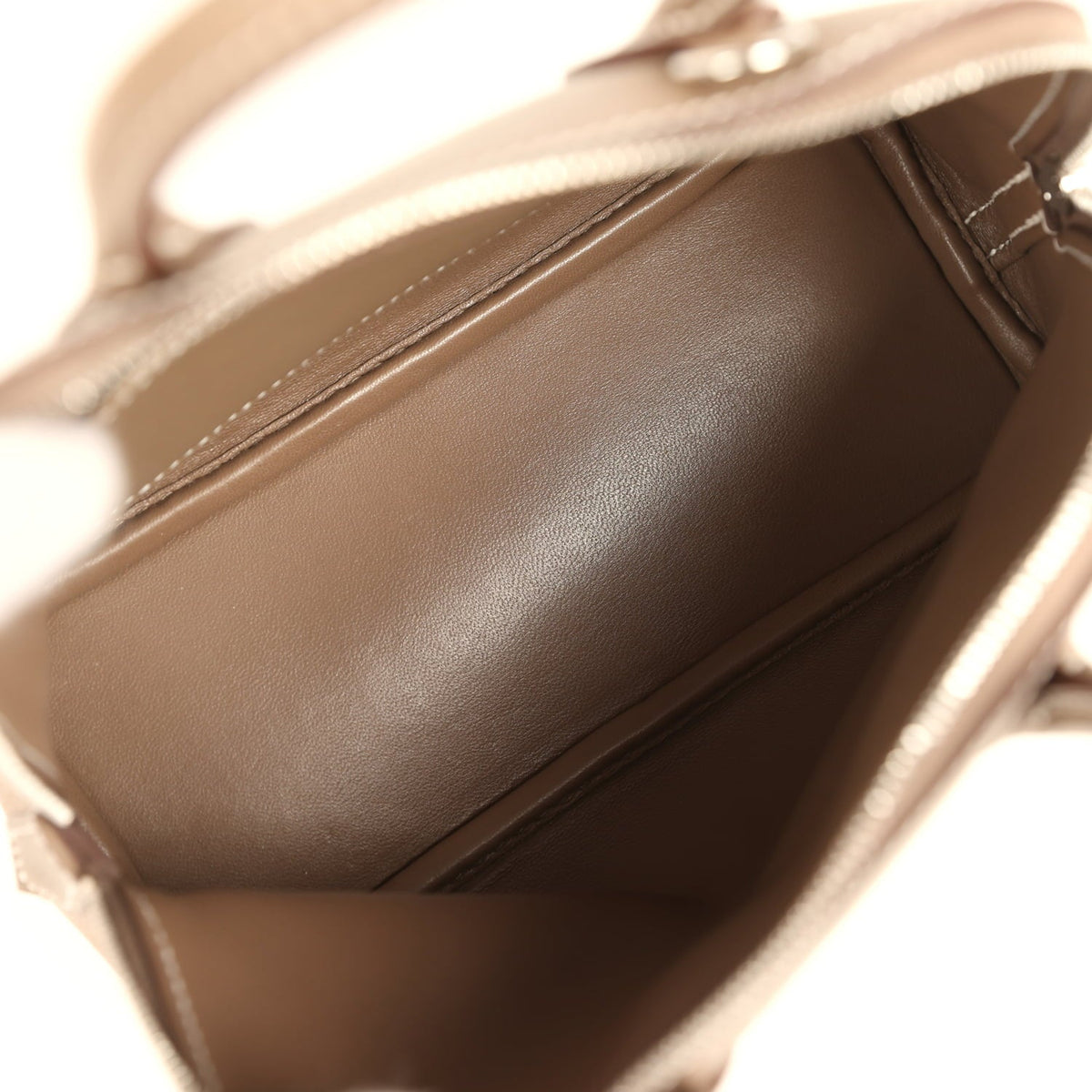 Hermes 1923 Bolide Mini Etoupe Evercolor Palladium Hardware