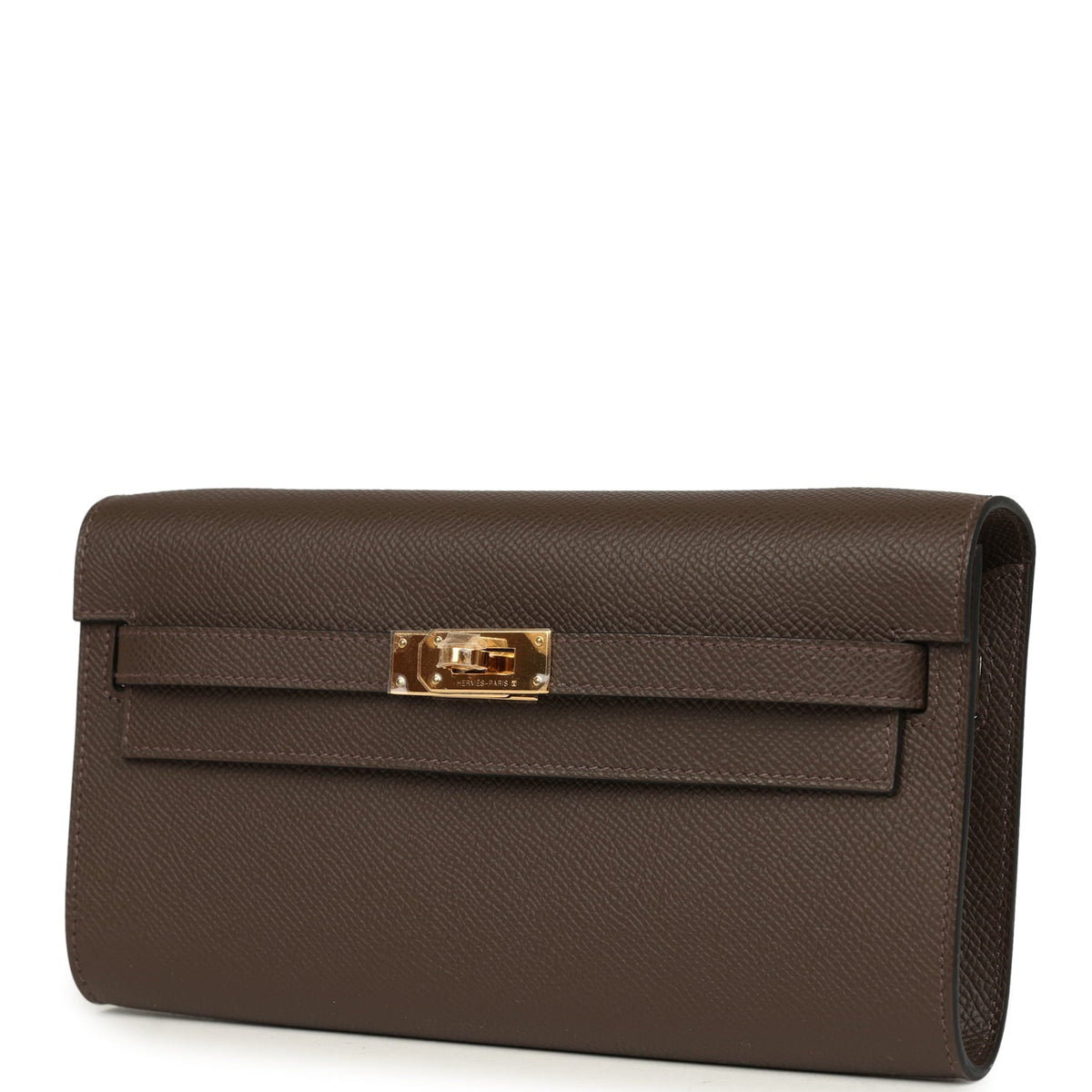 Hermes Kelly Wallet To Go Ecorce Epsom Gold Hardware