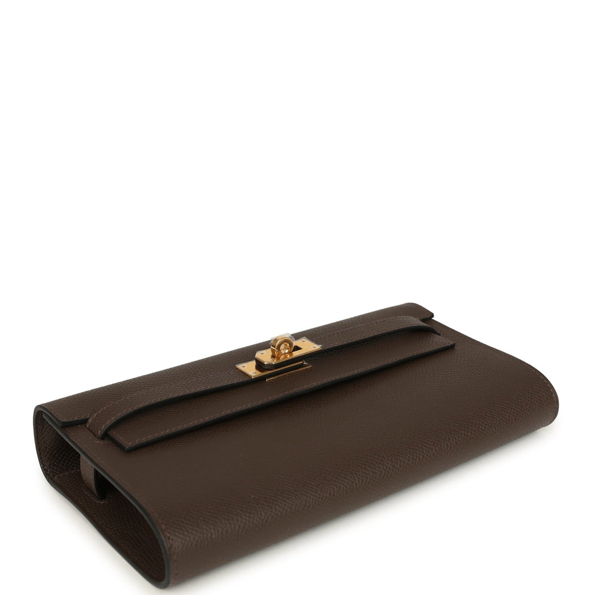 Hermes Kelly Wallet To Go Ecorce Epsom Gold Hardware