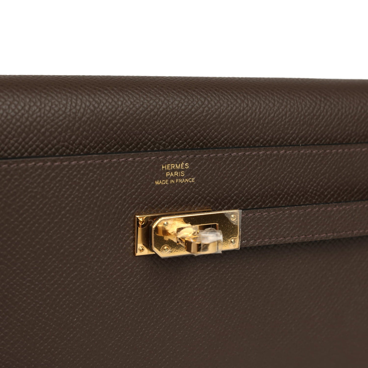 Hermes Kelly Wallet To Go Ecorce Epsom Gold Hardware