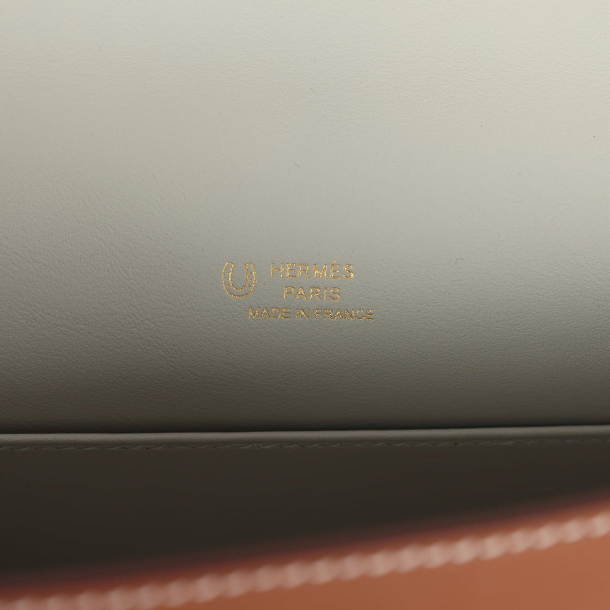 Hermes Special Order (HSS) Kelly Pochette Gold Verso Swift Permabrass Hardware