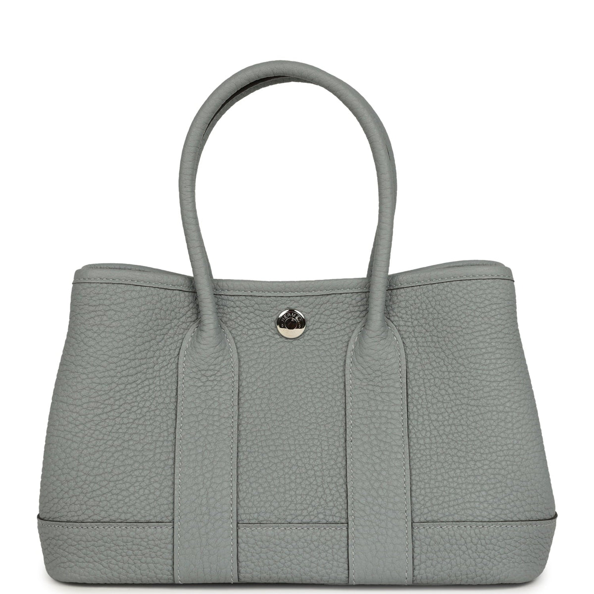 Hermes Garden Party Neo 23 Gris Pantin Negonda Palladium Hardware
