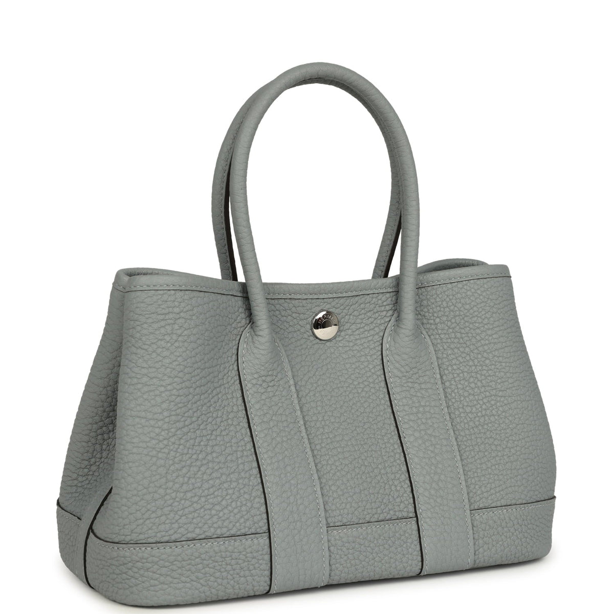 Hermes Garden Party Neo 23 Gris Pantin Negonda Palladium Hardware